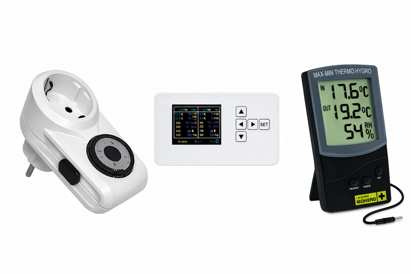 Timer , Controller & Thermohygrometer