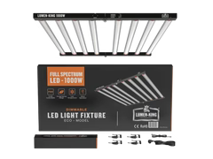 LUMEN KING LED Grow Light 1000W (Eco Line) Grow-Zelt Set