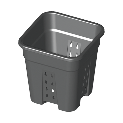 Plastik Töpfe gelocht