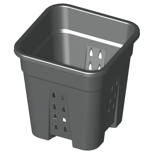 Topf Quadrat mit Löchern 11L & 18L, ab