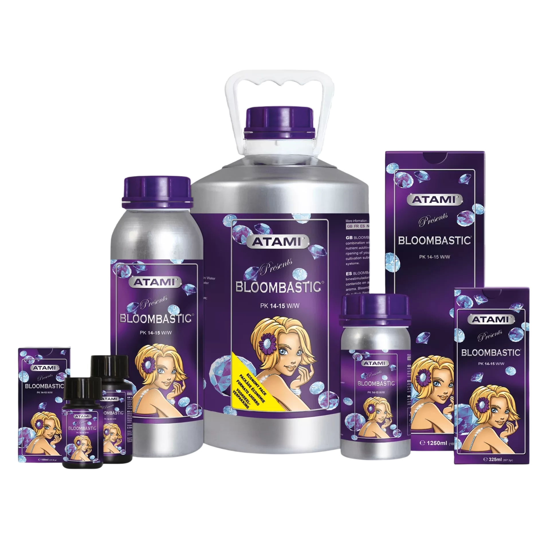 Atami Bloombastic in 50ml, 100ml, 325ml, 1250ml, 5,5L, 10L