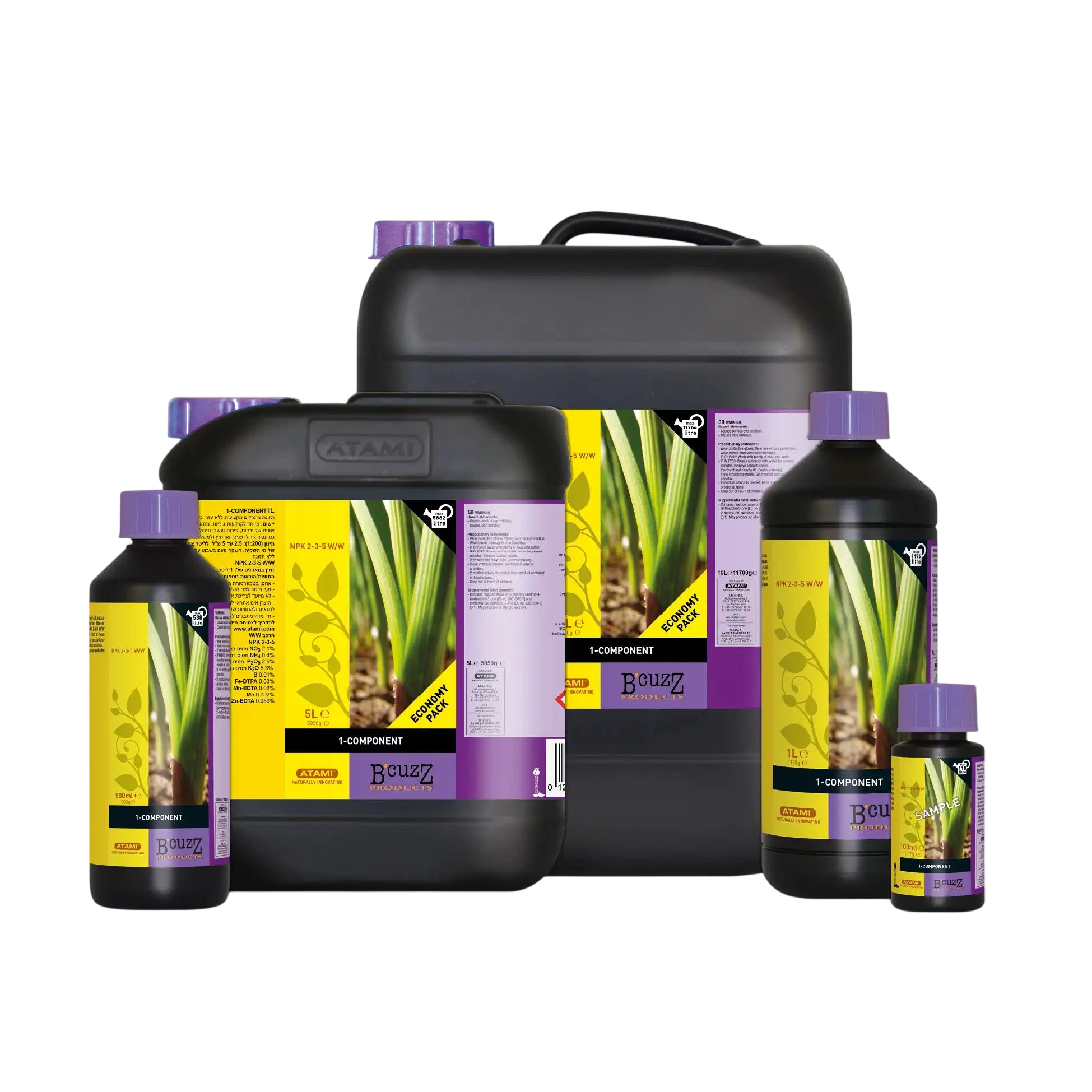 Atami B’cuzz Soil A&B in 1L, 5L, 10L
