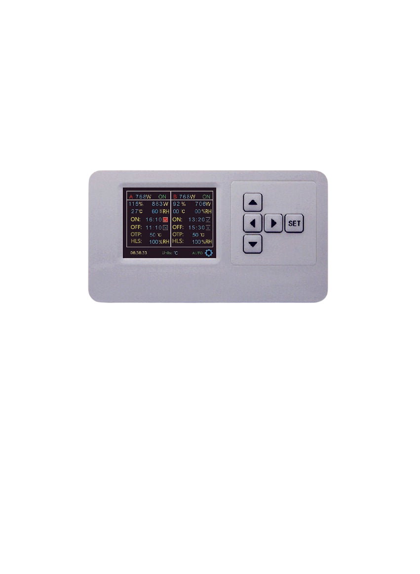 Ferna Master LED-Controller + Thermosensor und Feuchtigkeitssensor