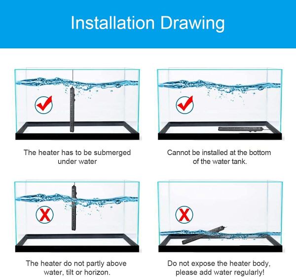 Wasserheizstab Aquaheater 300w Aquaking