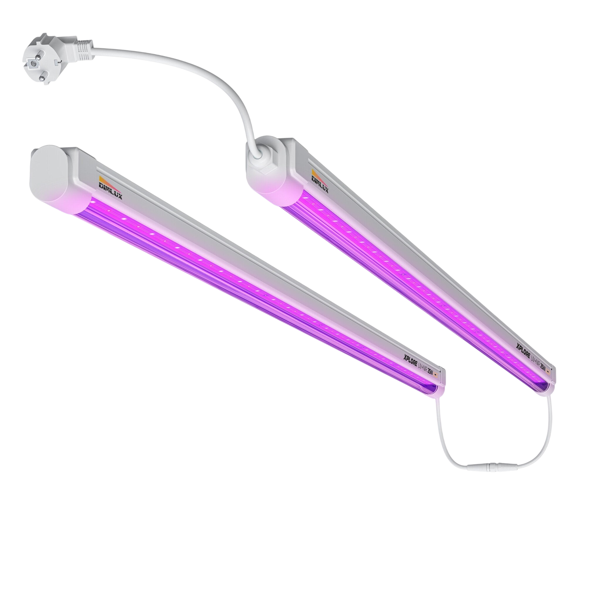 DIMLUX XPLORE SERIE NIR / UV ADD-ON 2x25W LED (Rotlich oder Blaulicht)